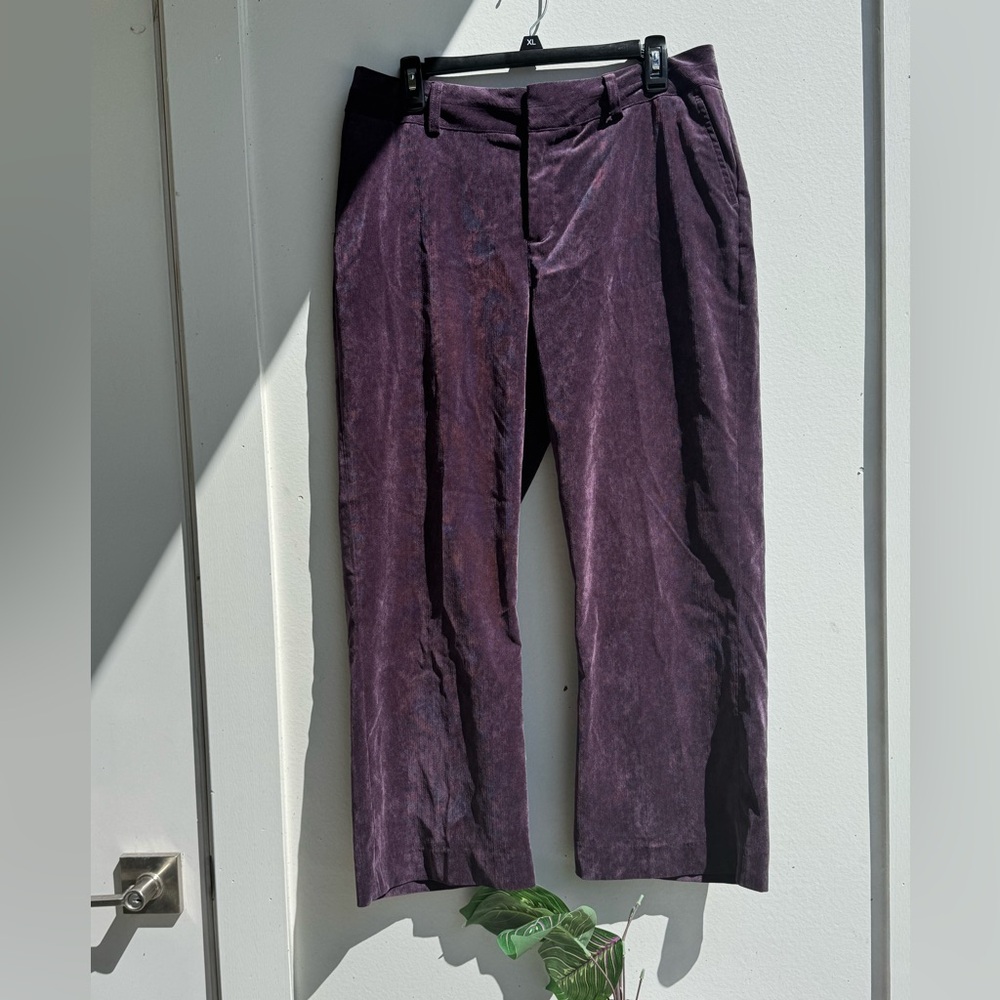 Jeans size #12 Coldwater Creek brand, dark purple.